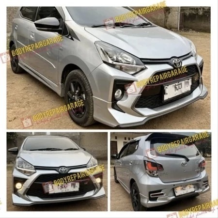 BODYKIT TOYOTA AGYA GR SPORT TAHUN 2020 2021 2022 SOMAD AUTOPARTS mobil