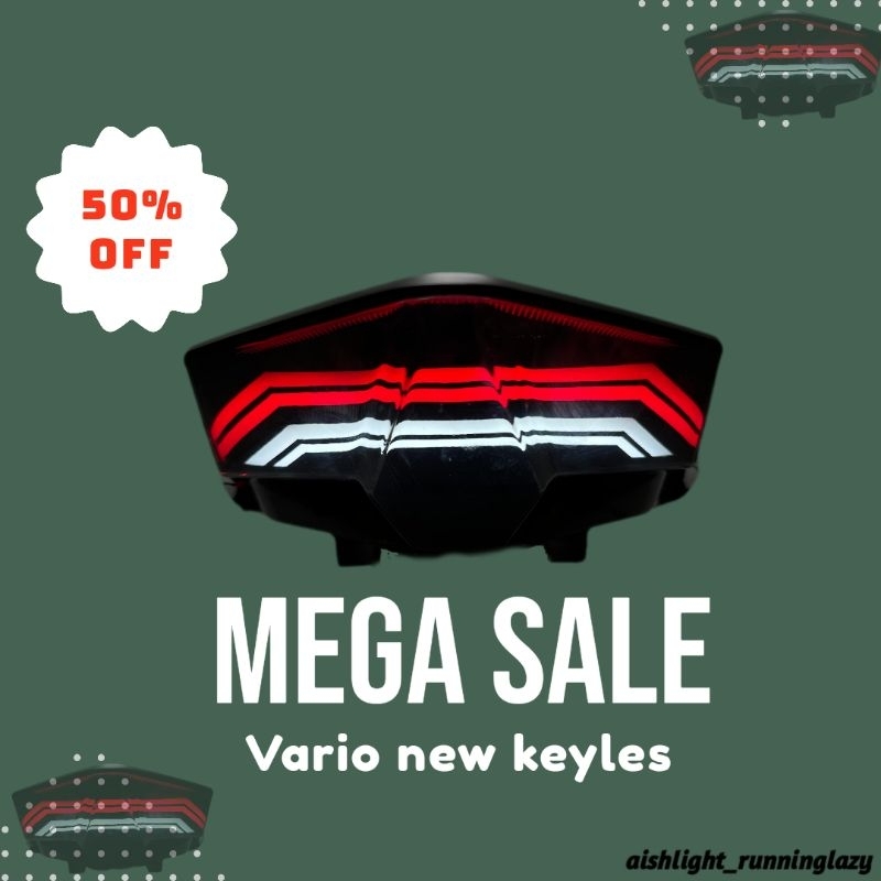 FULLSET Stoplamp Vario new custom lazy || stoplamp Vario new lazy || stoplamp vario 125-150 new cust