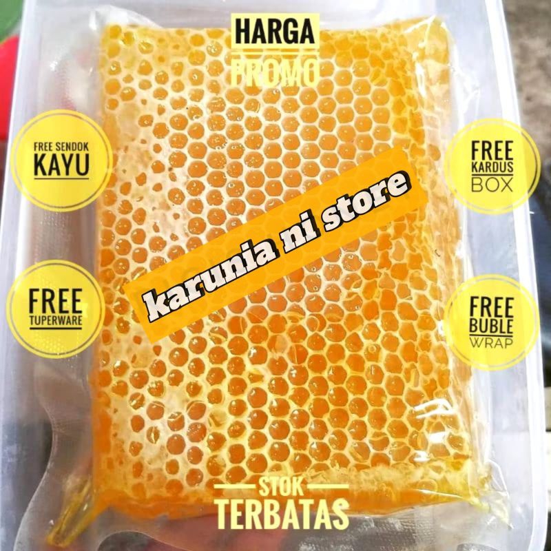 

Madu Sarang Asli 100% Murni - Raw Honey Melifera 500gr