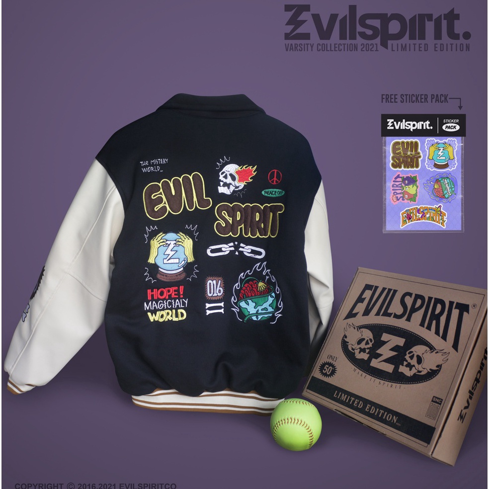 55SALE EVILSPIRIT VARSITY  VARSITY ALEXI