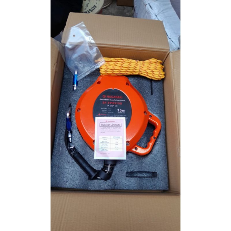 FALL ARRESTER NAGASAKI 15 METER Retractable Fall Arrester Safety