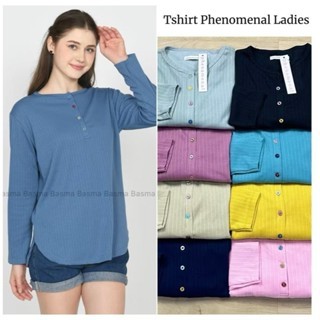 Kaos Phenomenal original Matahari bisa Lengan 7/8 Kancing Aktif