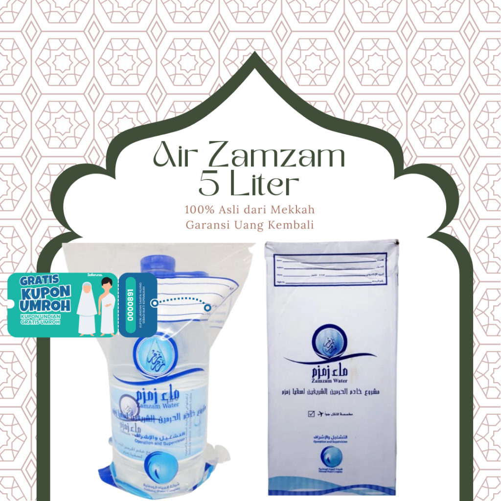 

Original Zam Zam 5Liter Zamzam 5 Liter