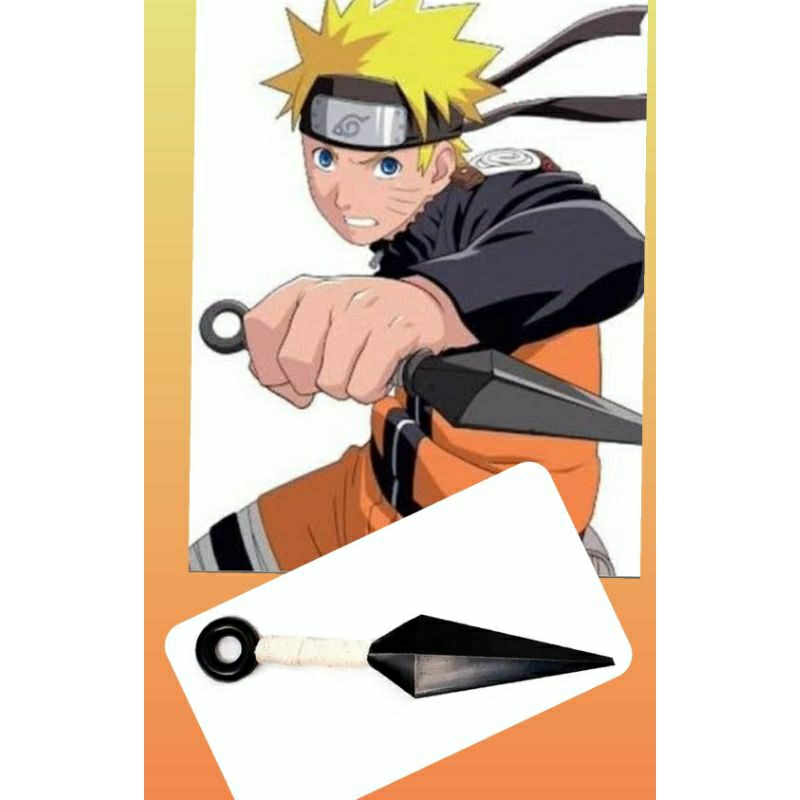 Kunai naruto, kunai ninja konoha, pedang/pisau naruto, senjata ninja/cosplay/anime