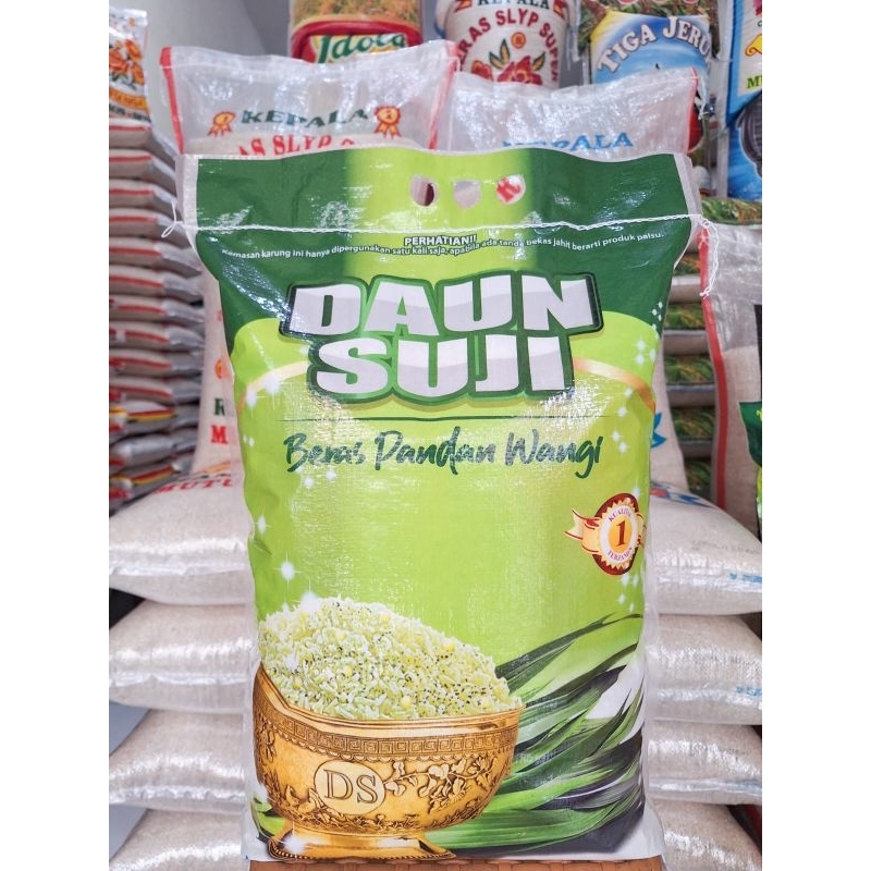 

BERAS PANDAN WANGI DAUN SUJI 5LT / 5KG / 10KG / 20KG / 25KG
