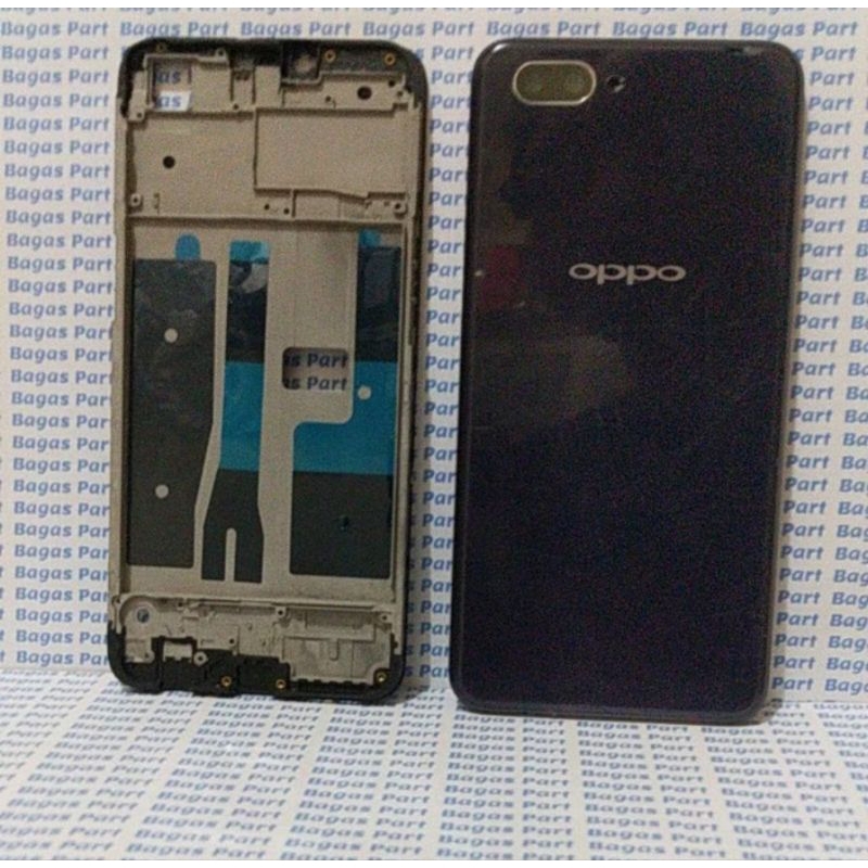 Casing Kesing Fullset Oppo A3S 1803 Housing Back casing Backdoor Tutup belakang + Frame oppo a3s