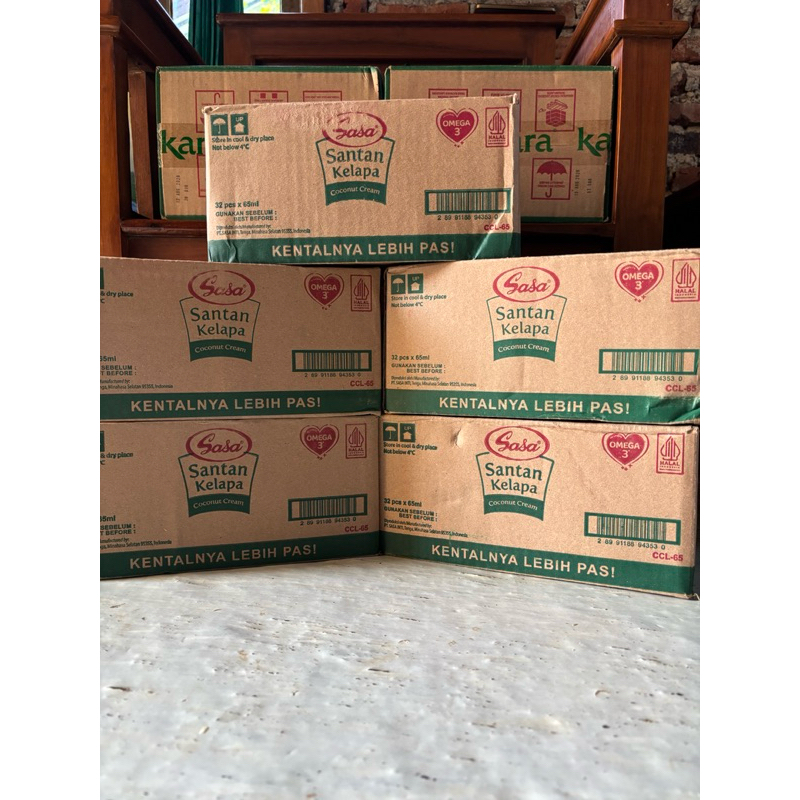 

Sasa Santan Instan Cube 65ml 1dus isi 32pcs