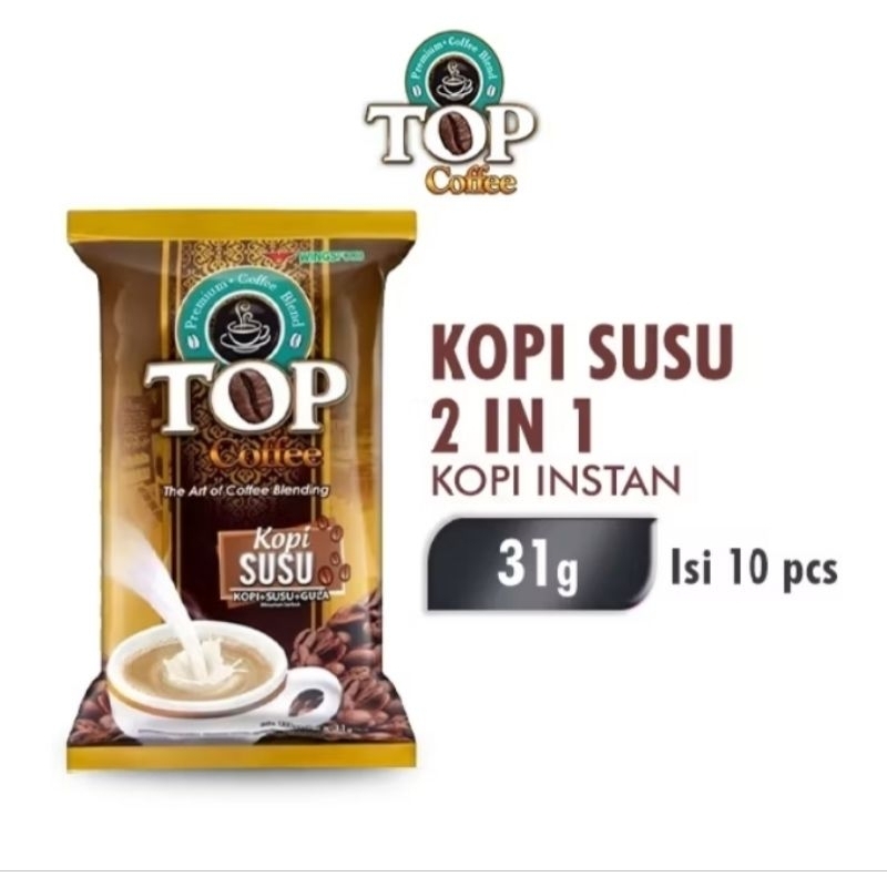 

TOP Coffee Kopi Susu 3 in 1 Instan 10 x 31 g