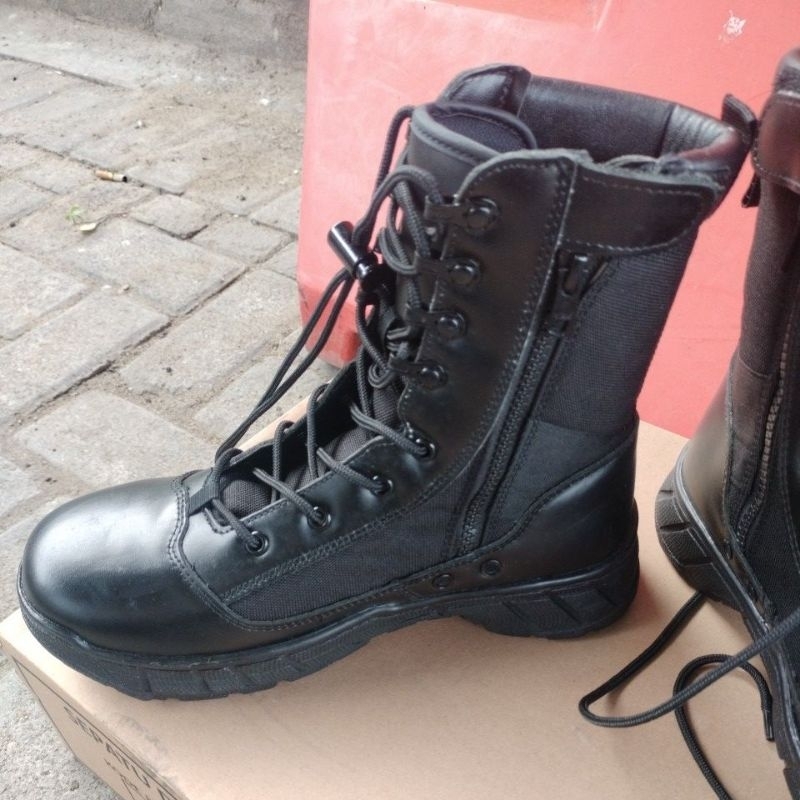 Sepatu pdl jatah/sepatu sabhara/sepatu pdl taliputar jatah