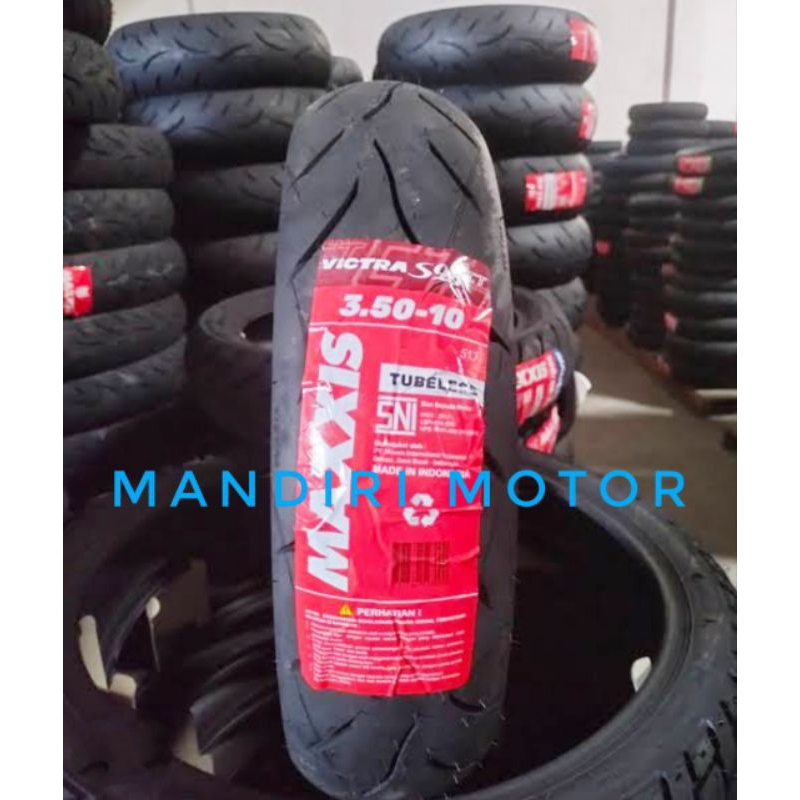 Ban Luar Maxxis 350 -10 Victra S98 Ban Luar Vespa Motor Listrik Tubeles