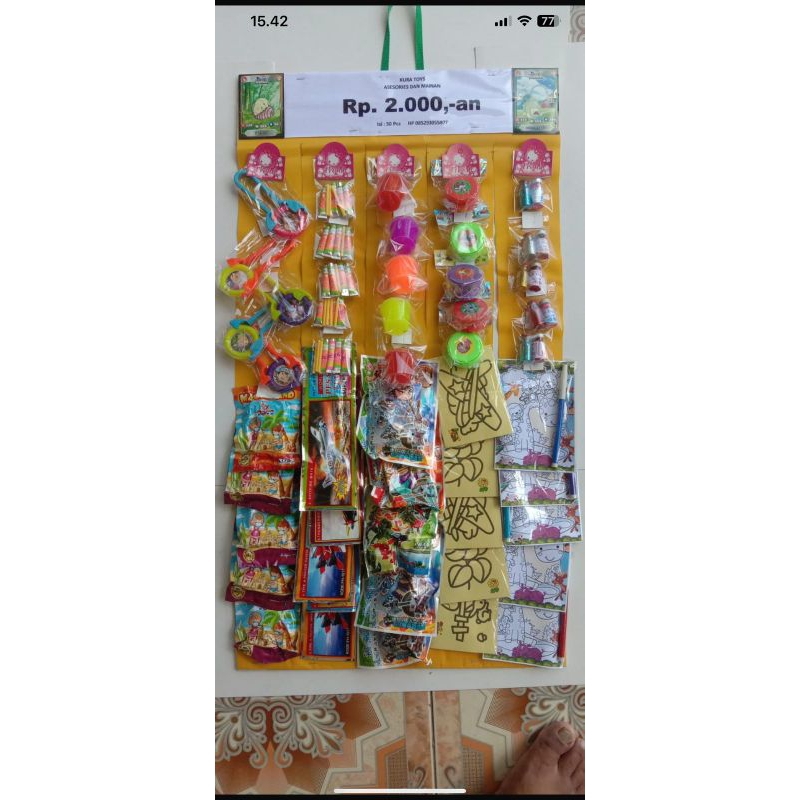 Mainan Renceng 2000an isi 50 pcs