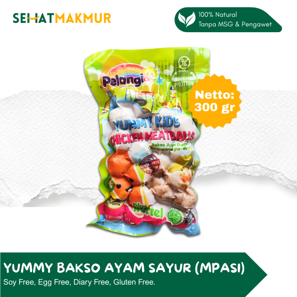 

Pelangi Frozen Food - Yummy Kids Bakso Ayam Sayur
