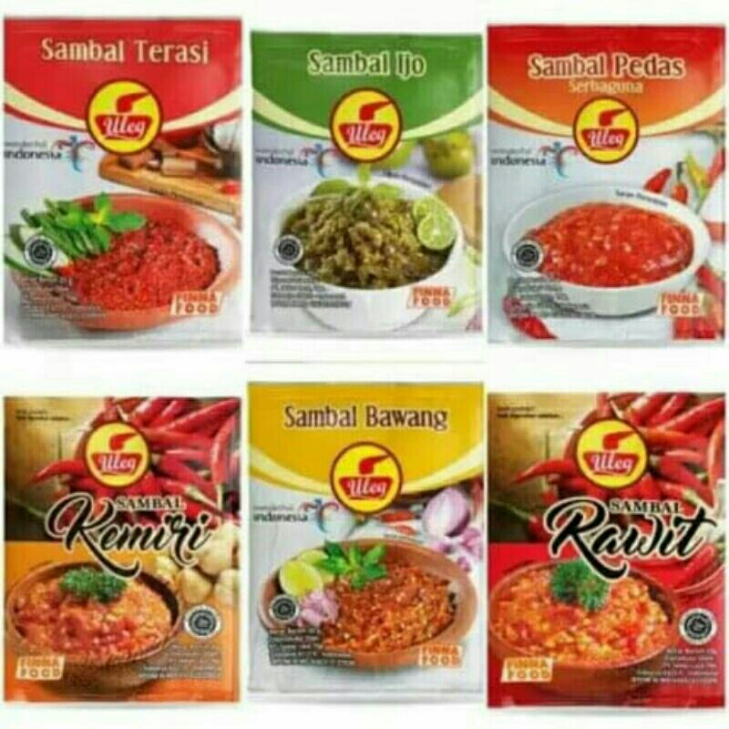 

5pcs Sambel ULEG Sambal FINNA aneka Varian