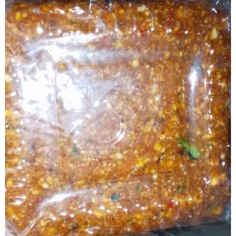 

arruum sambal pecel madiun 100 gram terbuat dari bahan alami tanpa pengawet dan ekstra daun jeruk