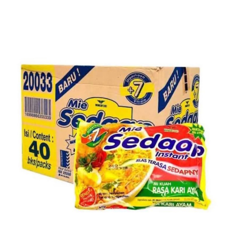 

Sedaap Kari ayam 1ds isi 40pcs