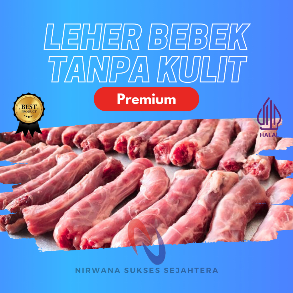 

LEHER BEBEK PEKING TANPA KULIT / PEKING DUCK NECK SKINLESS (PREMIUM)