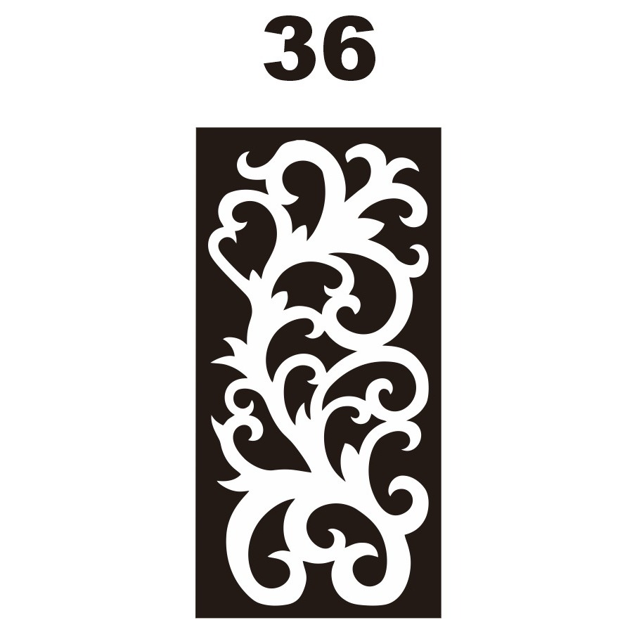 PARTISI PAGAR BESI PLAT LASER CUTTING UKURAN 40CM X 80CM TEBAL 1MM KRAWANGAN PENYEKAT RUANGAN SIMPLE