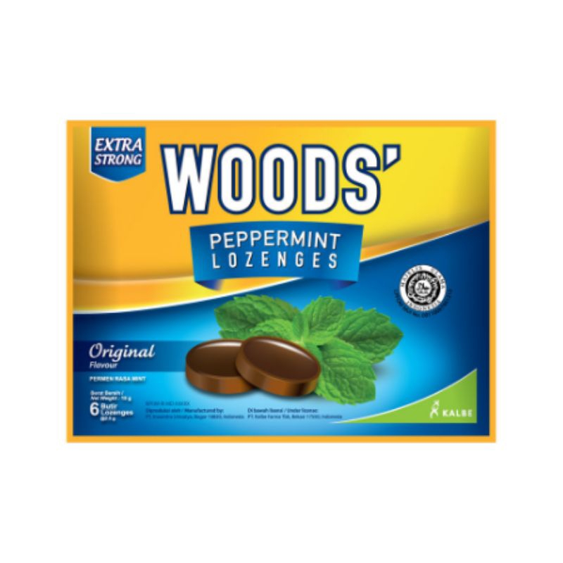 

Permen Lozenges Peppermint Woods Ekstra Kuat Asli 15 g