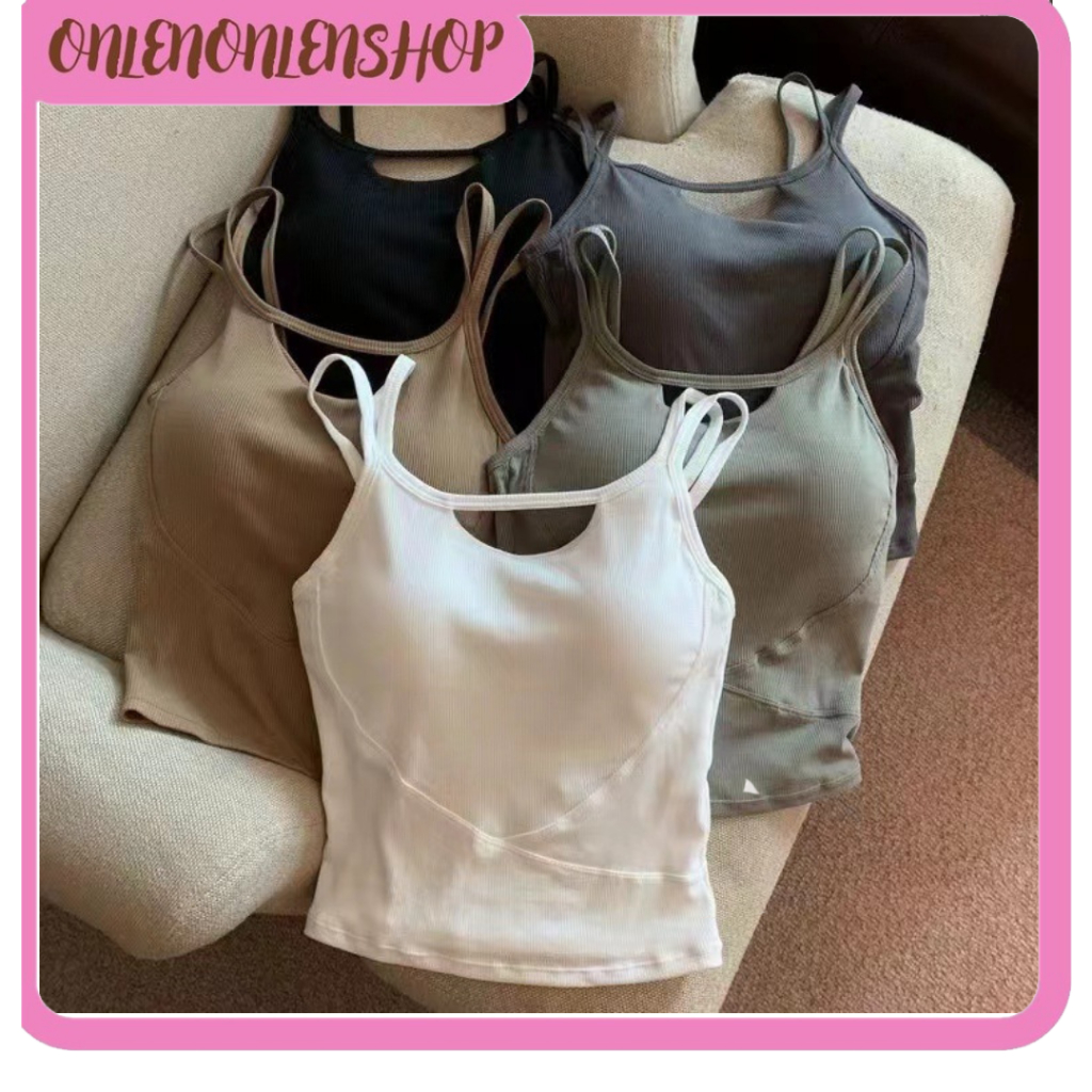 BR1398 Tank Top Bra BH Terbaru Korean Style Bra Olahraga Sexy Lingerie Wanita