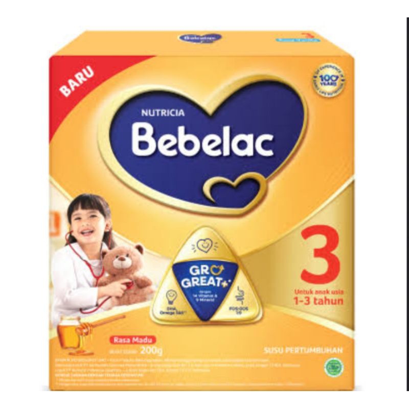

Bebelack 3 Madu Susu Pertumbuhan anak 1-3th 200gr