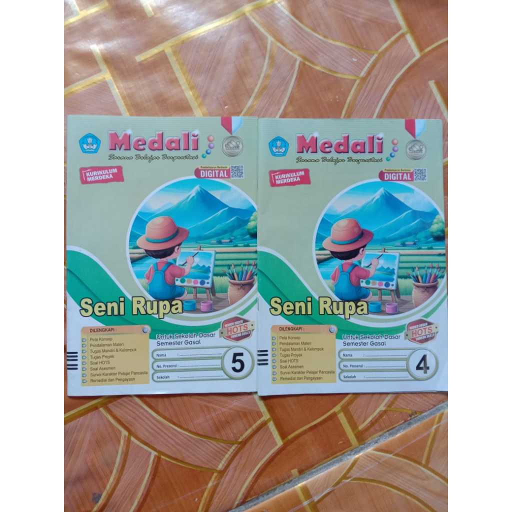 LKS MEDALI KELAS 5 6 SD MI Semester 1