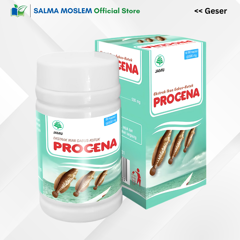 Procena Ekstrak Ikan Gabus 60 kapsul ORIGINAL 100% Minyak Ikan Gabus ALBUMIN Asli Albumin Kutuk Obat