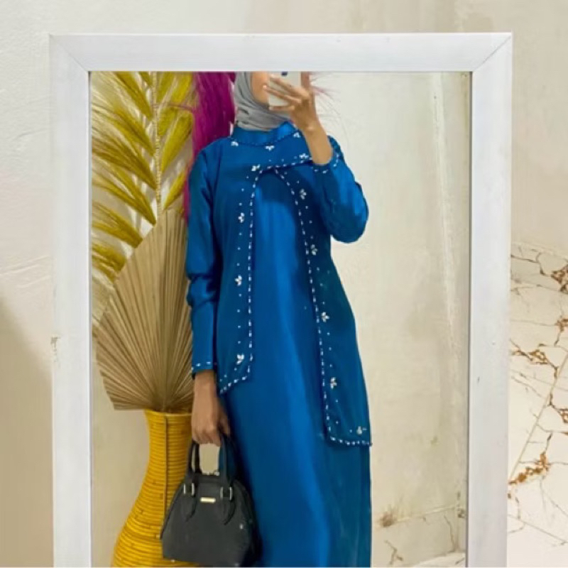 SPESIAL Gamis Pesta| Dress Pesta| Dress Elegan Model Gardigan Siffon