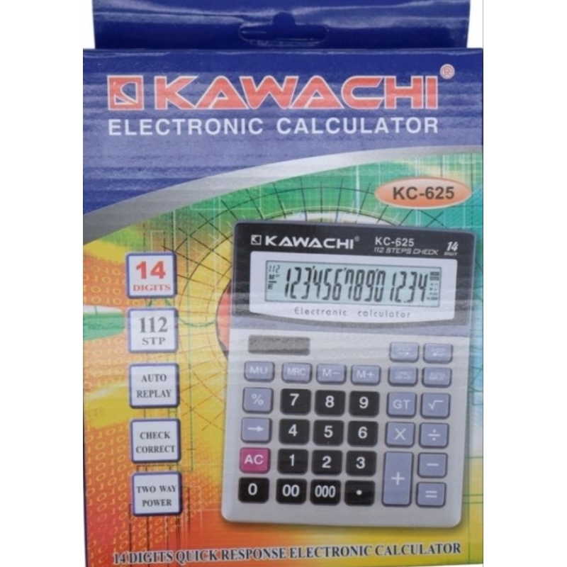 

KALKULATOR KAWACHI KC 625 14 DIGIT