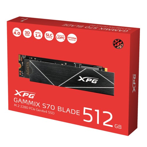 SSD ADATA XPG GAMMIX S70 BLADE  ADATA XPG GAMMIX S70 BLADE 512TB