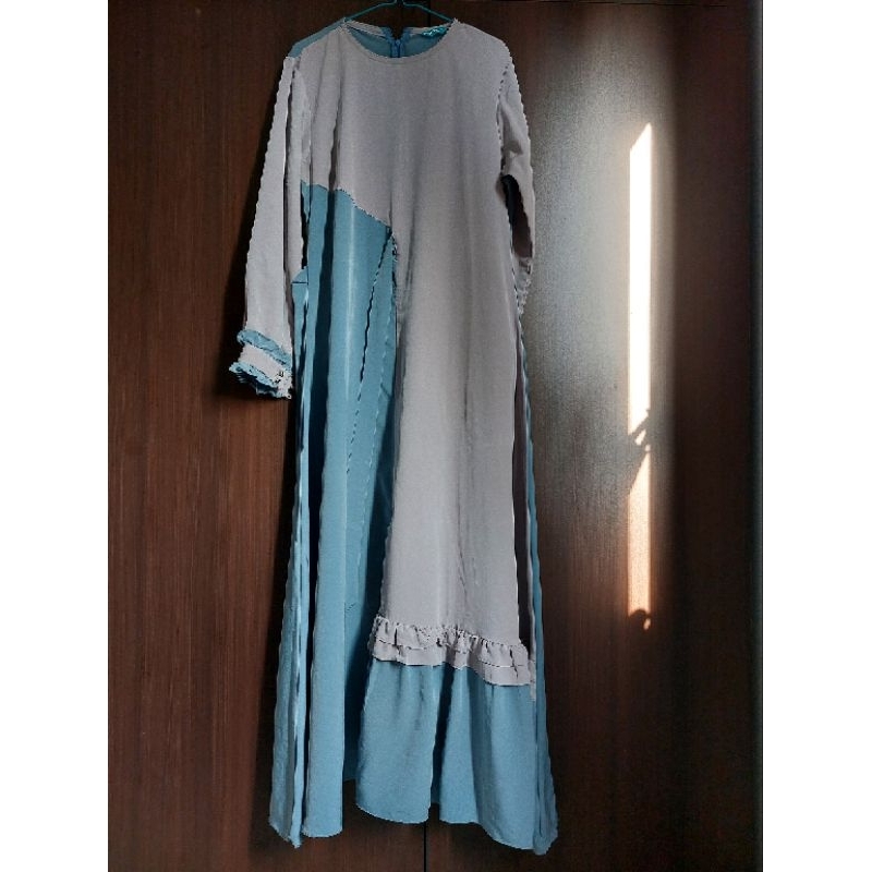 preloved dress by Nobby - Pakaian dress abaya one set wanita lengan panjang hijab syar'i
