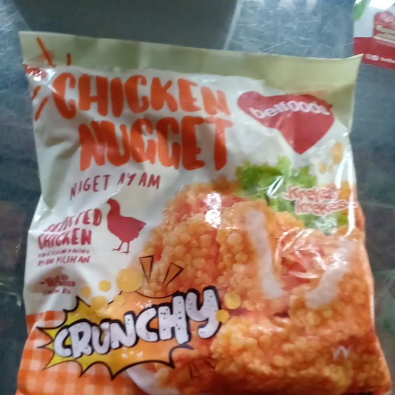 

belfoods chicken nugget crunchy 500 gram