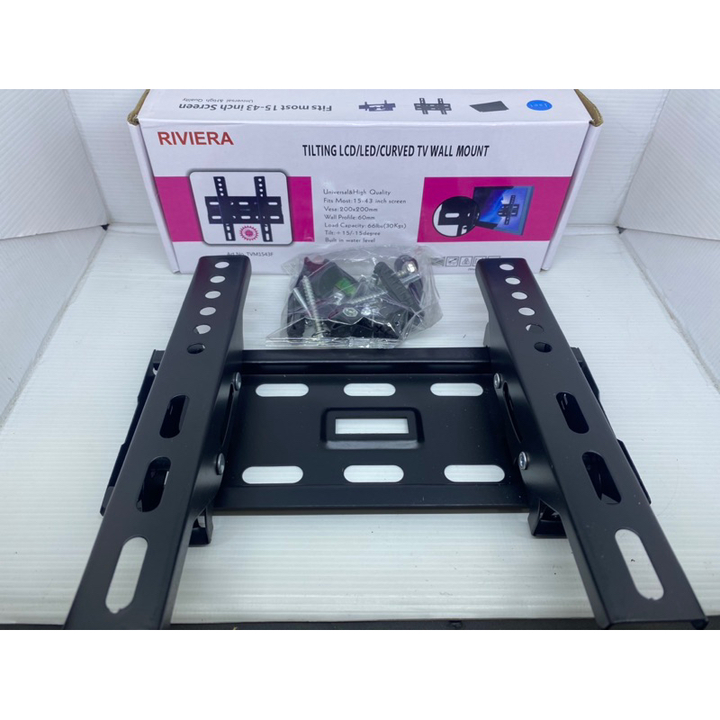 Bracket TV Quality RIVIERA bracket LCD LED PLAS 15”-45” 15in 45in breket briket penopang TV