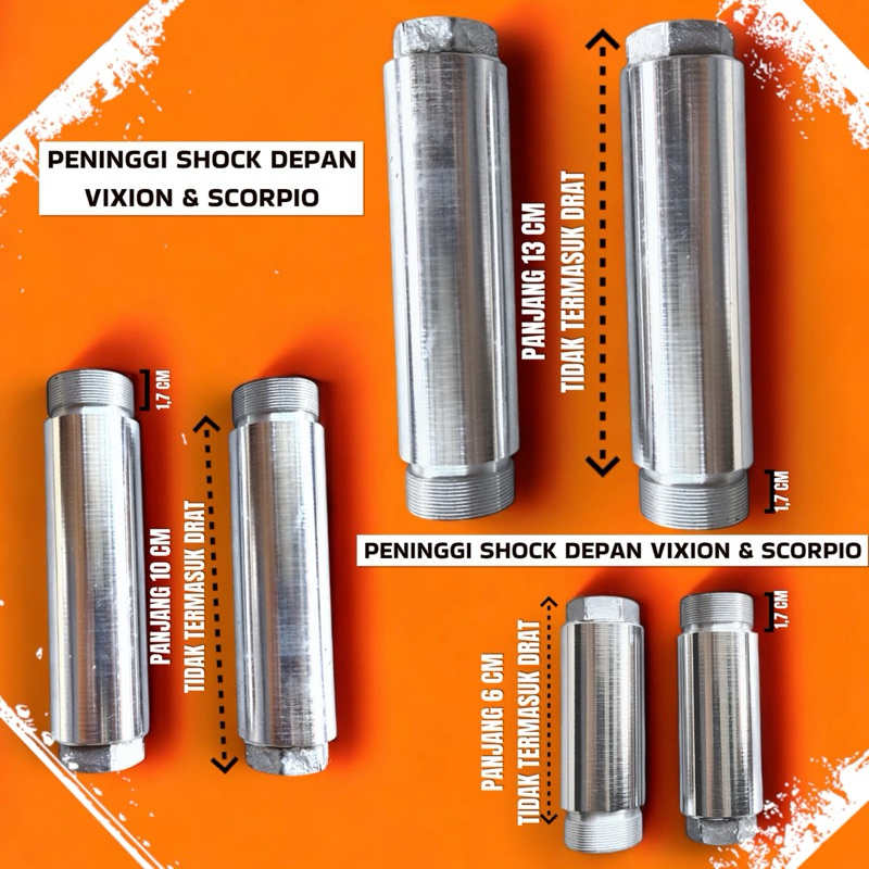 Peninggi Shock Depan Vixion Old New R Scorpio Lama Z 7 Variasi Motor Modifikasi