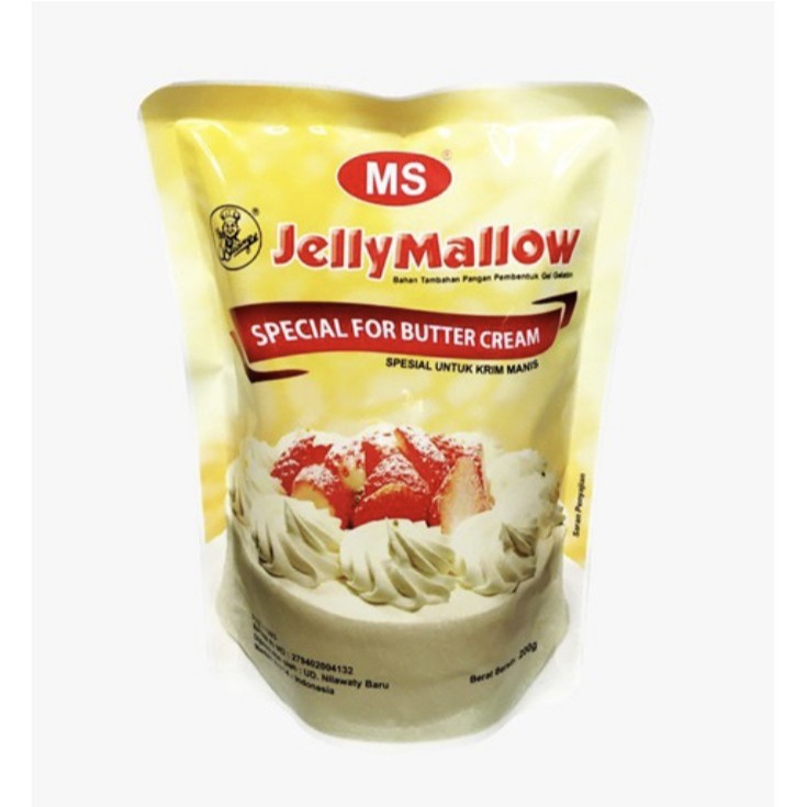 

MS JellyMallow 200gr Bahan Tambahan Pangan Untuk Membuat Butter Cream Manis
