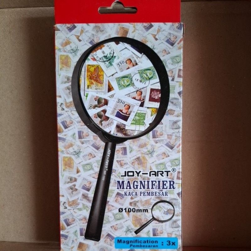 

kaca pembesar / magnifier MF-100 diameter 100mm JOYKO Magnification(pembesaran) : 3x