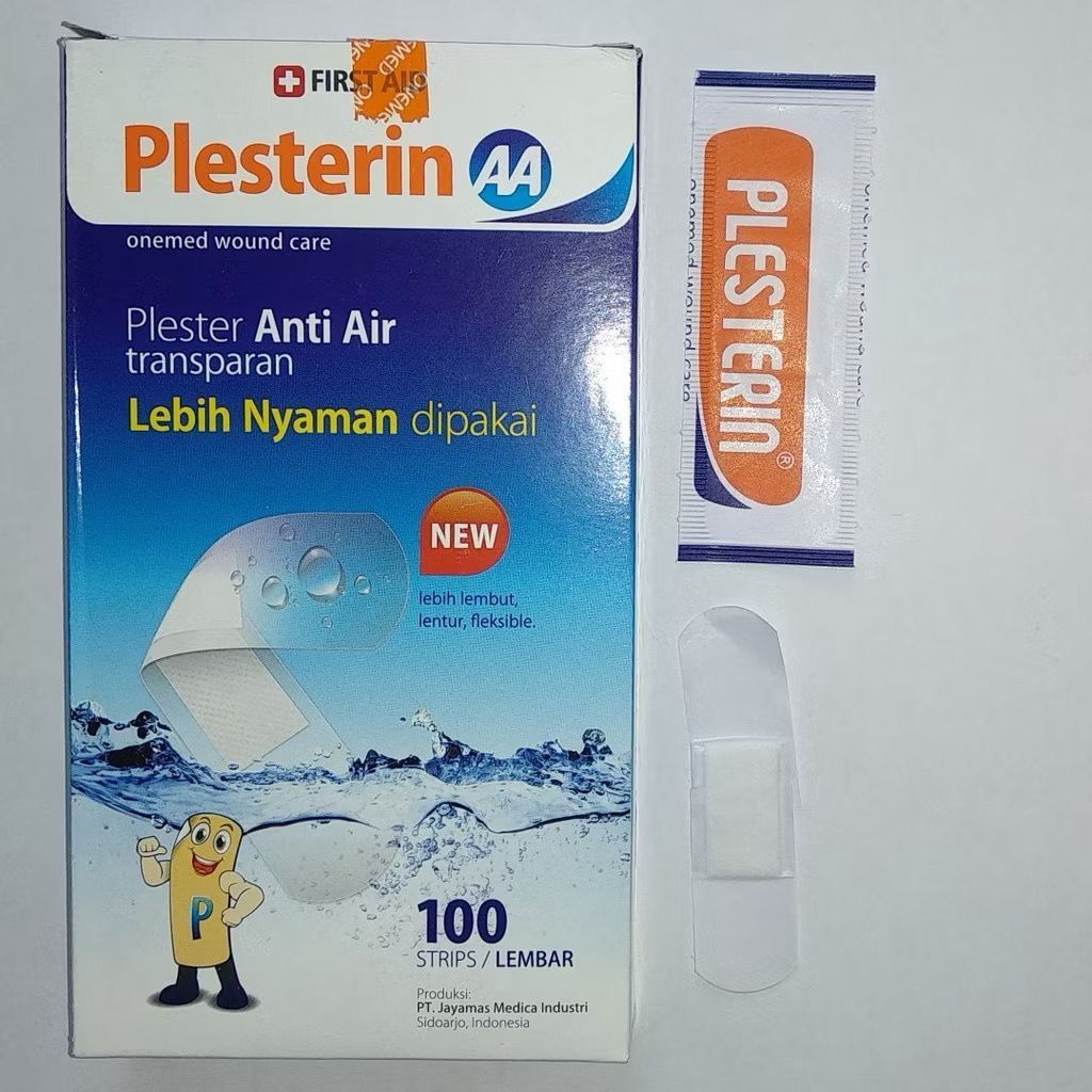 5 PCS FREE 1 PCS / PLESTERIN ELASTIS FIRST AID AA  /  PLESTERIN AA Ukuran Normal / Besar Anti Air Ha