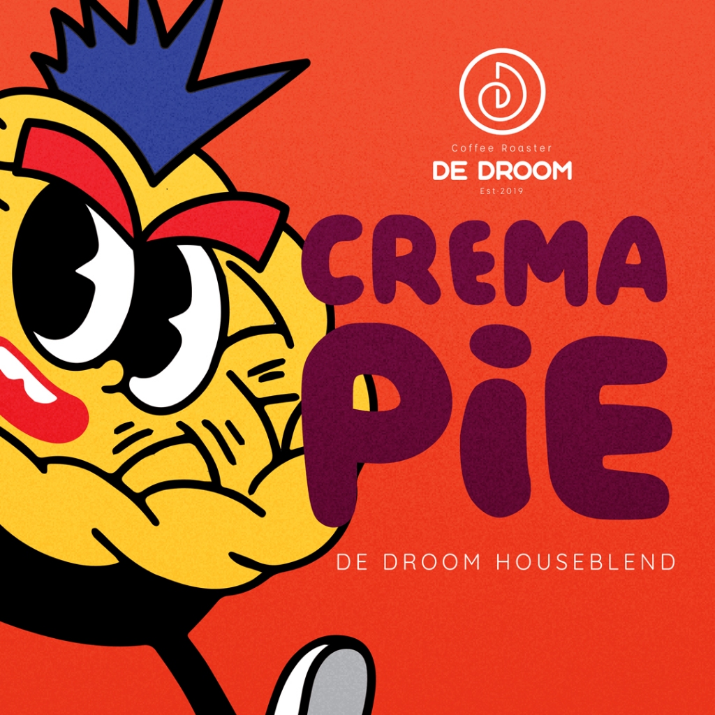 

De Droom - CREMA PIE HOUSEBLEND - Biji Kopi Espresso Classic Blend 100% Arabica