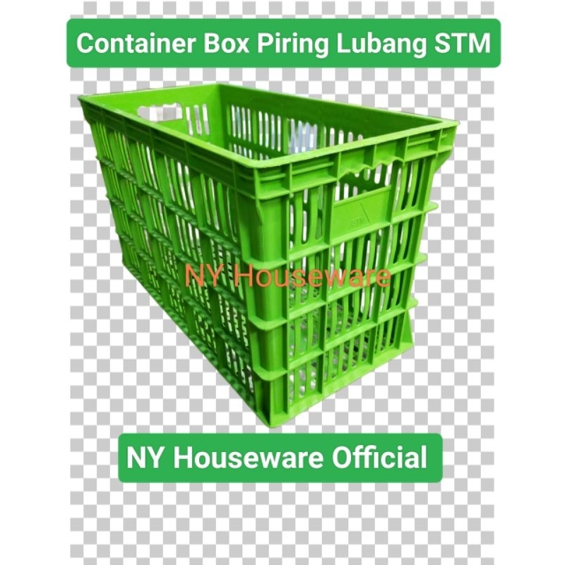 [NY] (KHUSUS INSTANT) Container Box Piring Lubang STM / Keranjang Piring Catering / Tebal Berkualita
