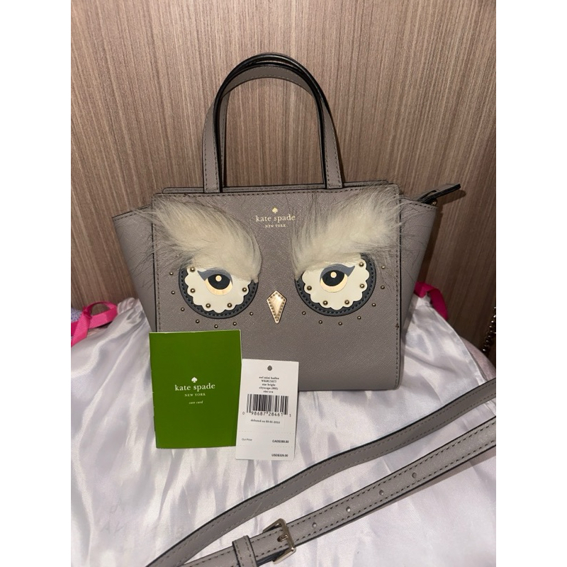 Tas Kate Spade Owl Mini Handle Bag