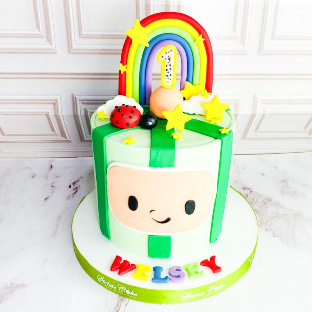 

Kue Ulang tahun/Birthday Cake/Kue Birthday tema Cocomelon/Kue Anak