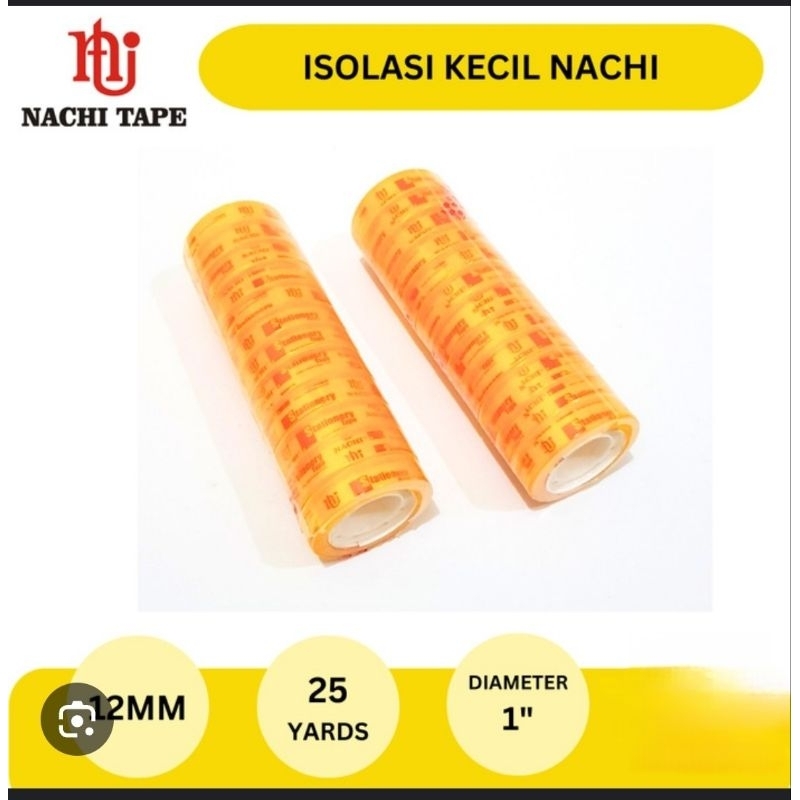 

SOLASI NACHI 1/2 X 25YARD - 1SLOP ISI 12 BIJI