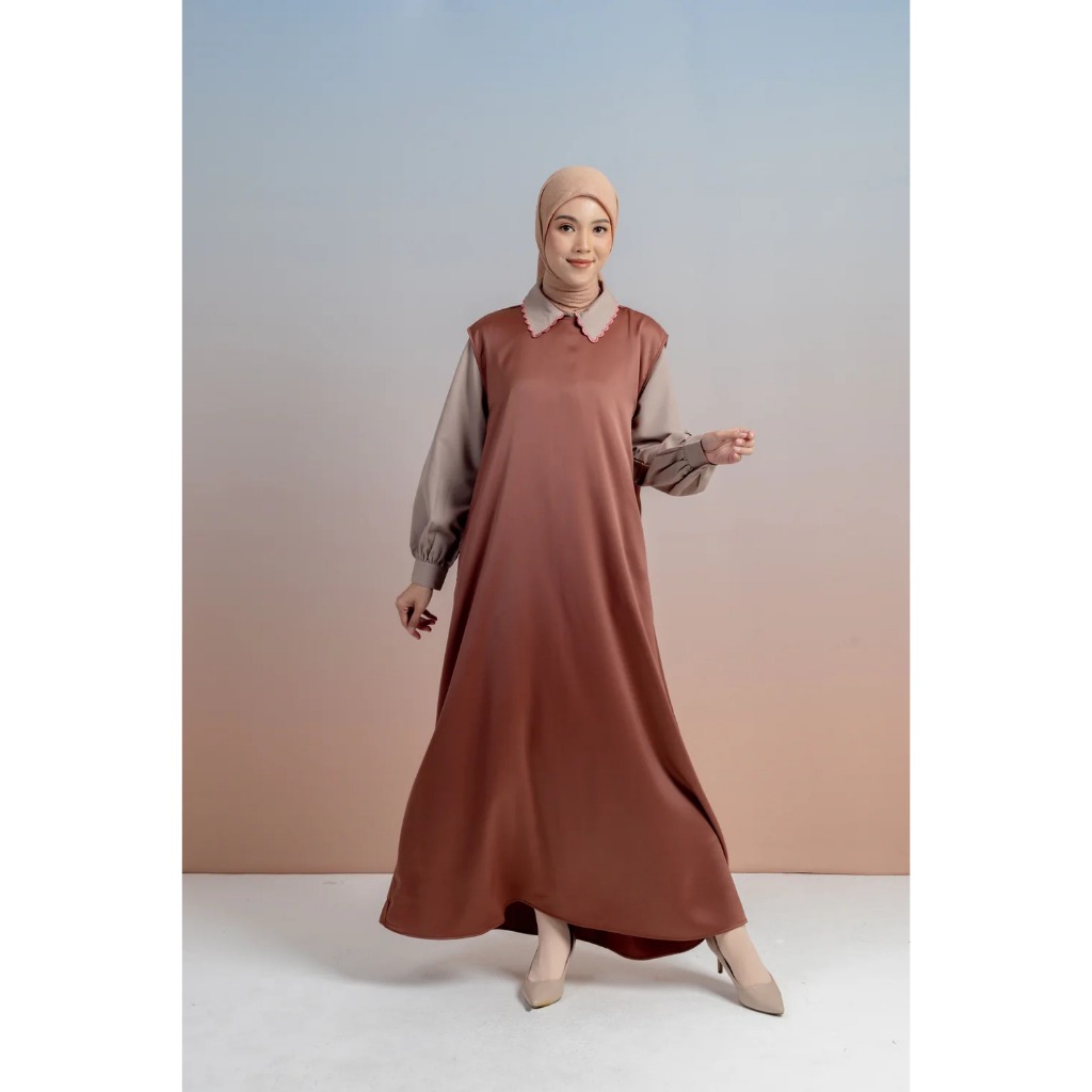 ELZATTA Inner Sleeveles Texture Elzatta - Inner Gamis - Bahan Silk Texture - Inner Terbaru Terlaris