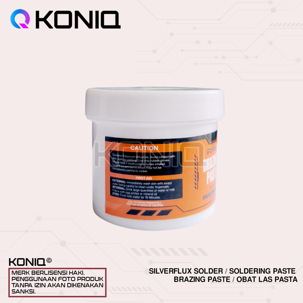 New SILVER FLUX SOLDER- SOLDERING PASTE- BRAZING PASTE- BUBUK LAS PASTA