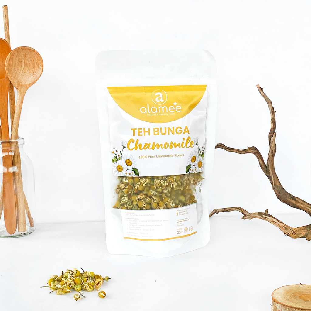 

ALAMEE Teh Bunga Chamomile Camomile Tea Flower Kamomile Dried Flower Organik 25gr
