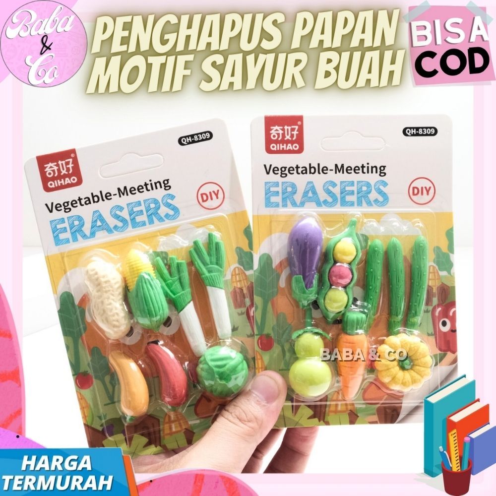 

PENGHAPUS PAPAN SAYUR BUAH LUCU UNIK PENGHAPUS PENSIL MOTIF BUAH SAYURAN GROSIR MURAH PENGHAPUS 3D TIMBUL BENTUK SAYUR BUAH