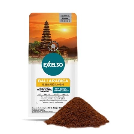

EXCELSO KOPI BUBUK BALI ARABICA 200GR TERMURAH!!!