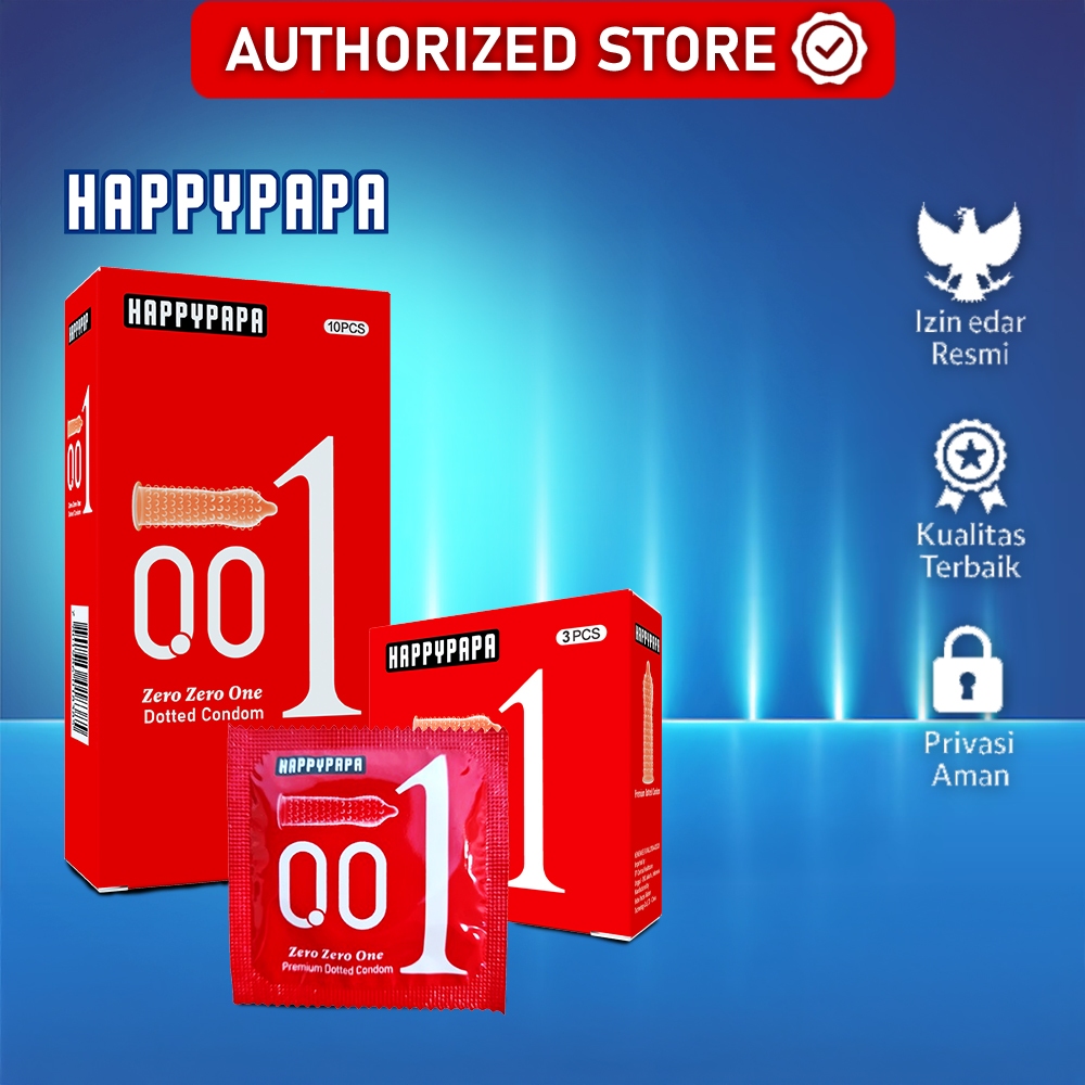 Kondom Happypapa 001 Gerigi Original - Varian Terlengkap