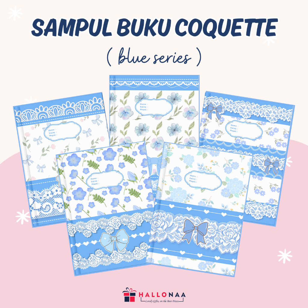 

SAMPUL BUKU COQUETTE BLUE SERIES | SAMPUL BUKU KOKET AESTHETIC | ROSE PITA RIBBON BUKU BIGBOSS CAMPUS SIDU BOXY | PREMIUM QUALITY