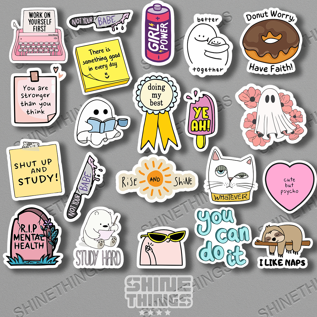 

stiker aesthetic || sticker aesthetic case hp
