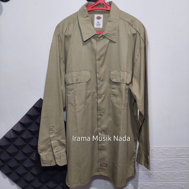 Dickies Long Workshirt Khaki XL